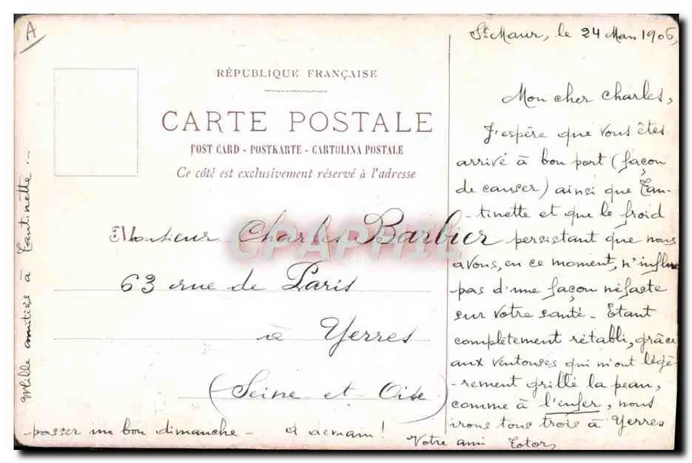 O Inferno — Paris Montmartre — Alexandre - Verso