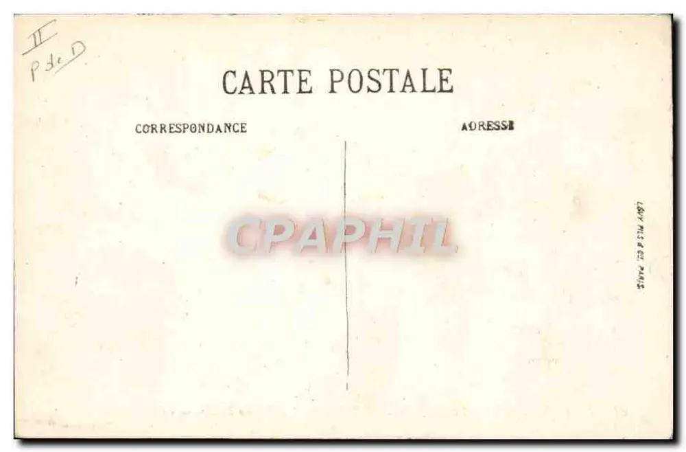 MONT DORÉ — Ansicht der Mont-Dore-Tal und die Teufelszähne — LL. — n° 91 - Rückseite