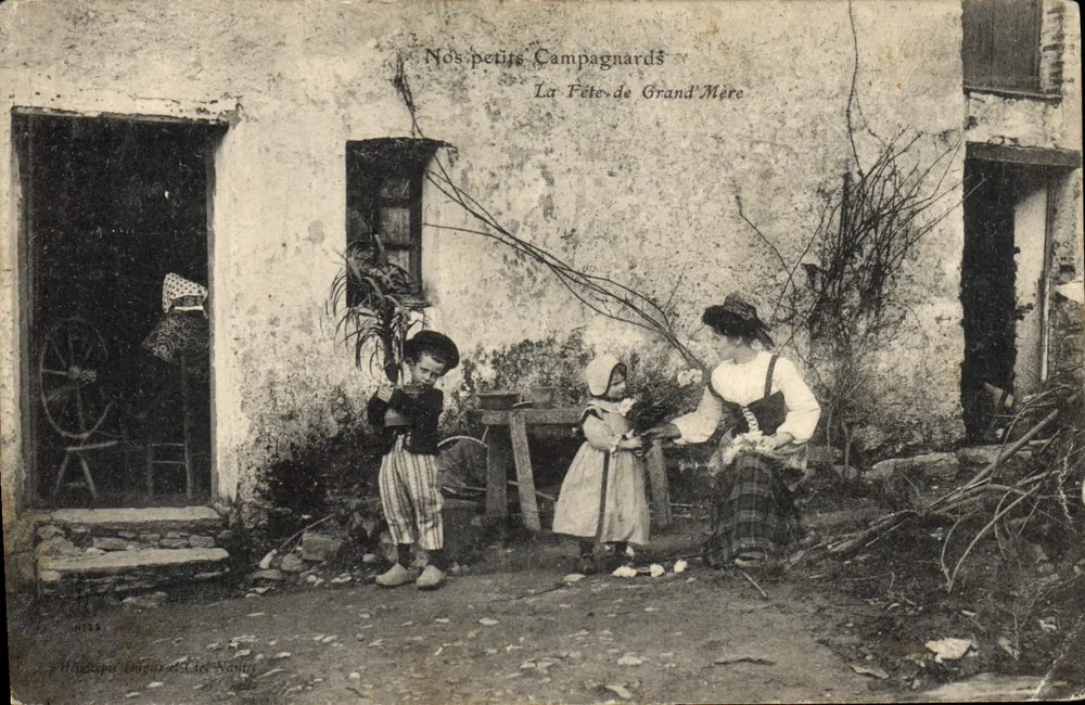Nossos pequenos Camponeses — A Festa da Vovó — Hildigeot, Dampn e Les Nautles - Frente