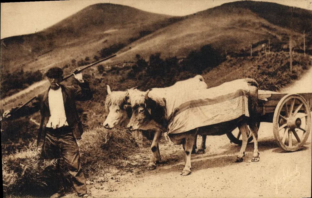 Pays Basque — Avenida Basca — editor Marcel Delboy, Bordeaux - Frente
