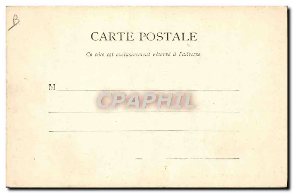 O Pastor Estudioso — Série 122-9 — Raphael Tuck & Fils, Paris, Editores - Verso