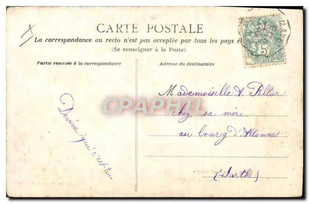 Das Leben auf dem Land — Pause zur Mittagspause — Bellatypie Dagas et Cie, Toulouse - Rückseite
