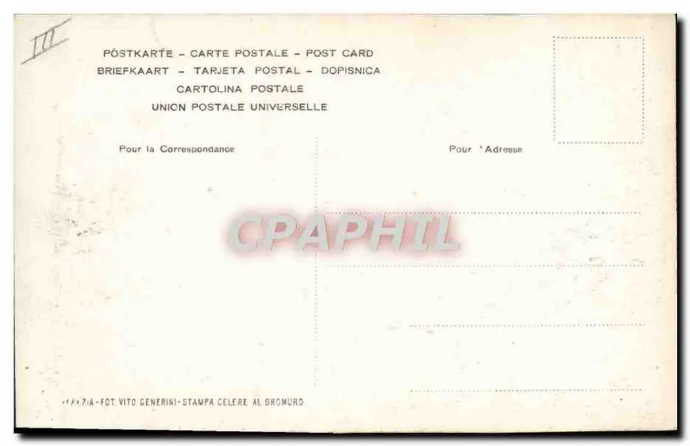 Venedig — Ansicht eines Kanals mit Segelbooten — Verlag Merlu n° 504 - Rückseite