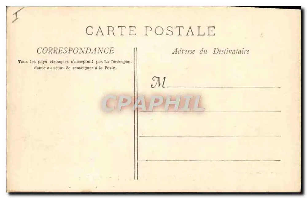 Cannes - Vue prise de la nouvelle jetée — Phototyp. E. Lacombe — Marseille, n° 2815 - Rückseite