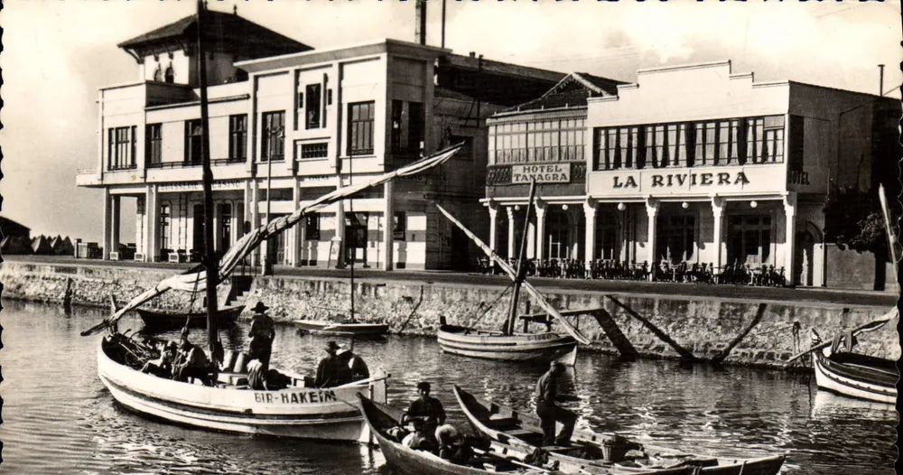 Hafen von Palavas - Hotels Tanagra und La Riviera — CREFF Editions, n°666 - Vorderseite
