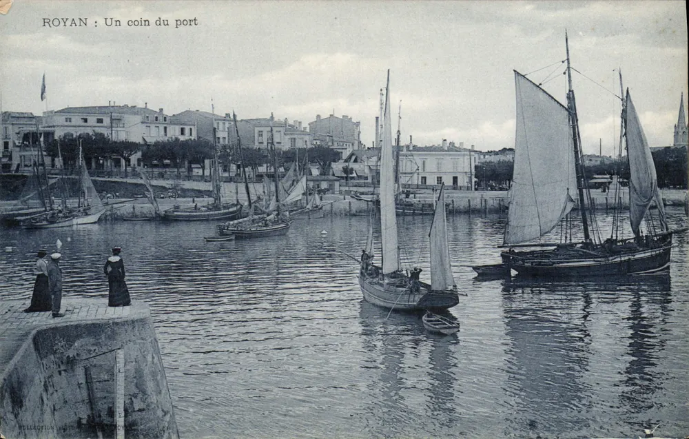 Royan : Ein Eck des Hafens — Verlag 'Bibliographie de Royan' (Serie nicht sichtbar) - Vorderseite
