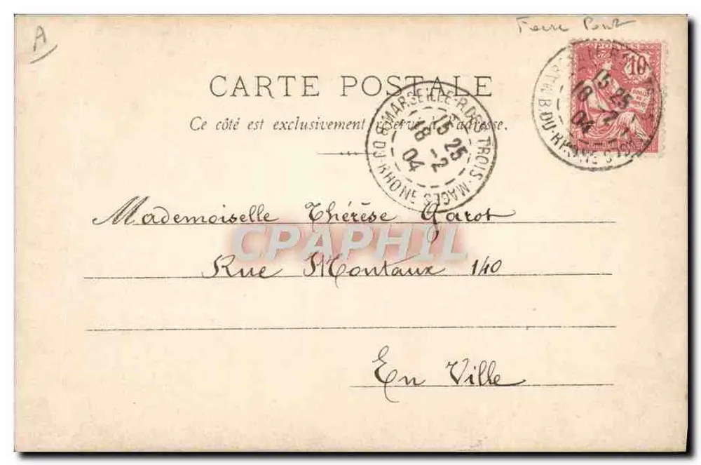 Baby Simonne — erstes Lächeln — A. N. Paris, n° 2864/10 - Rückseite