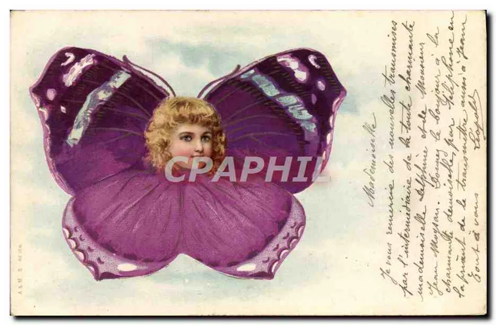 Fada borboleta — violeta — A.S.M. & NEUGE - Frente