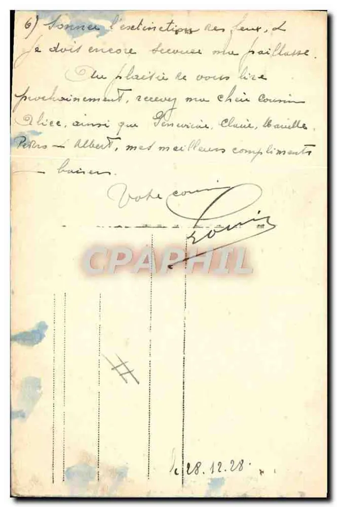 Soldado frustrado — caricatura humorística — H.M.B. n°25 - Verso