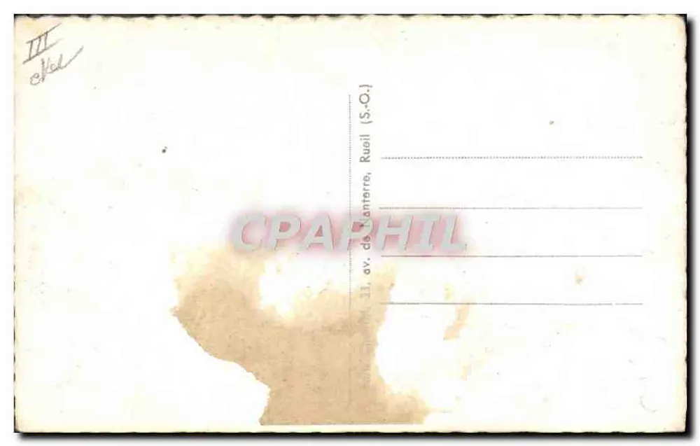 जीन टिसियर — काले और सफेद में चित्र — सिरियस, संख्या 543A - पीछे