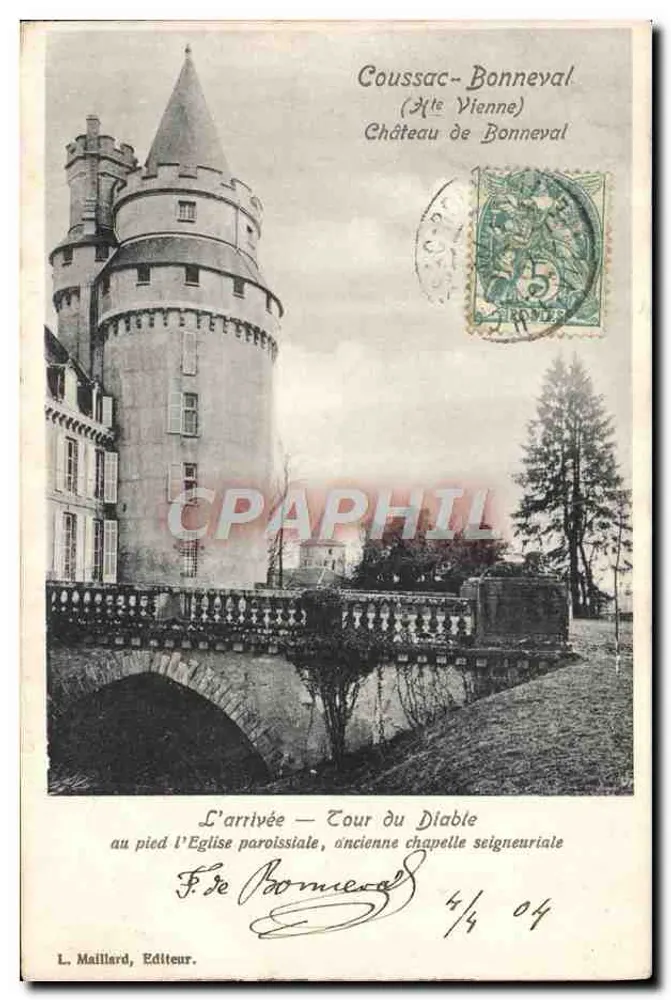Coussac-Bonneval — Schloss Bonneval — L. Maillard, Verlag - Vorderseite