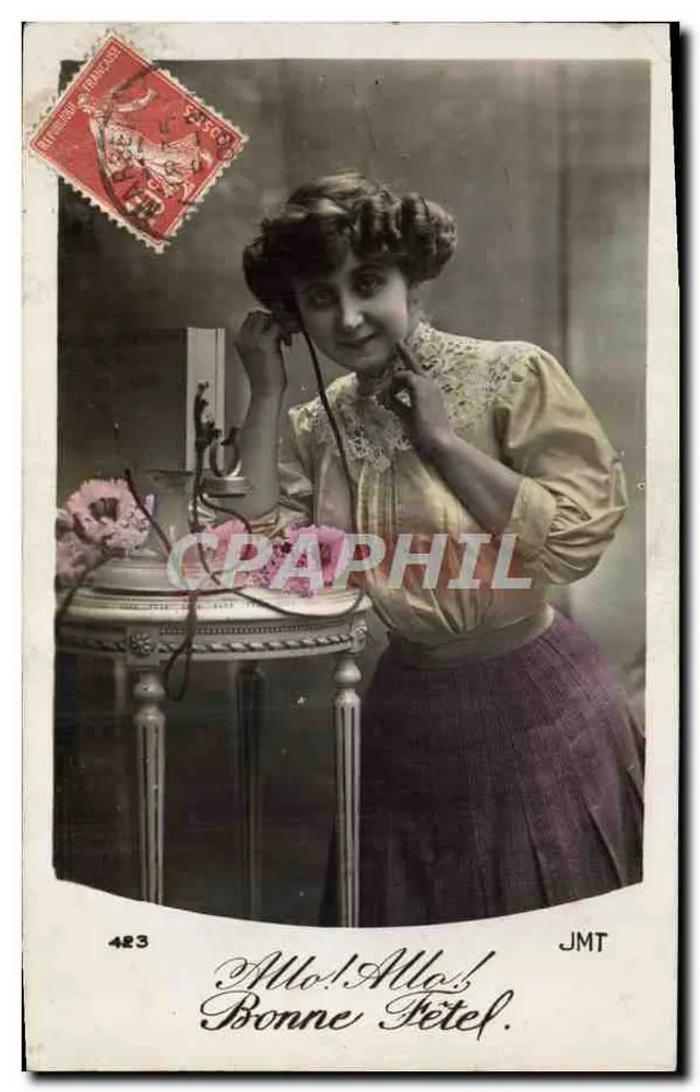 Mulher ao telefone — JMT — n°423 - Frente