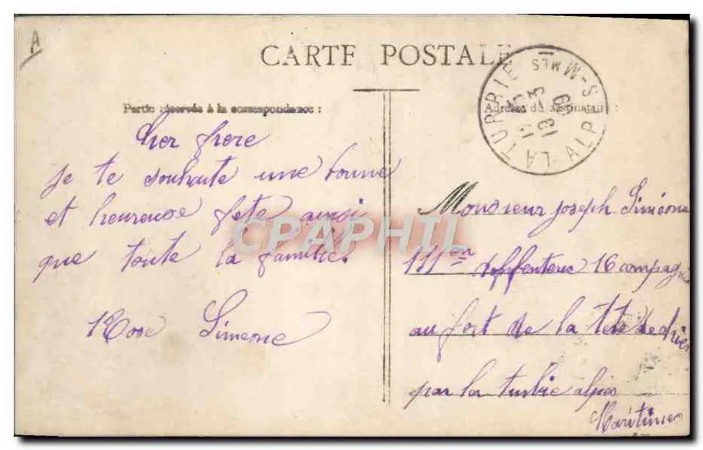 Mulher ao telefone — JMT — n°423 - Verso