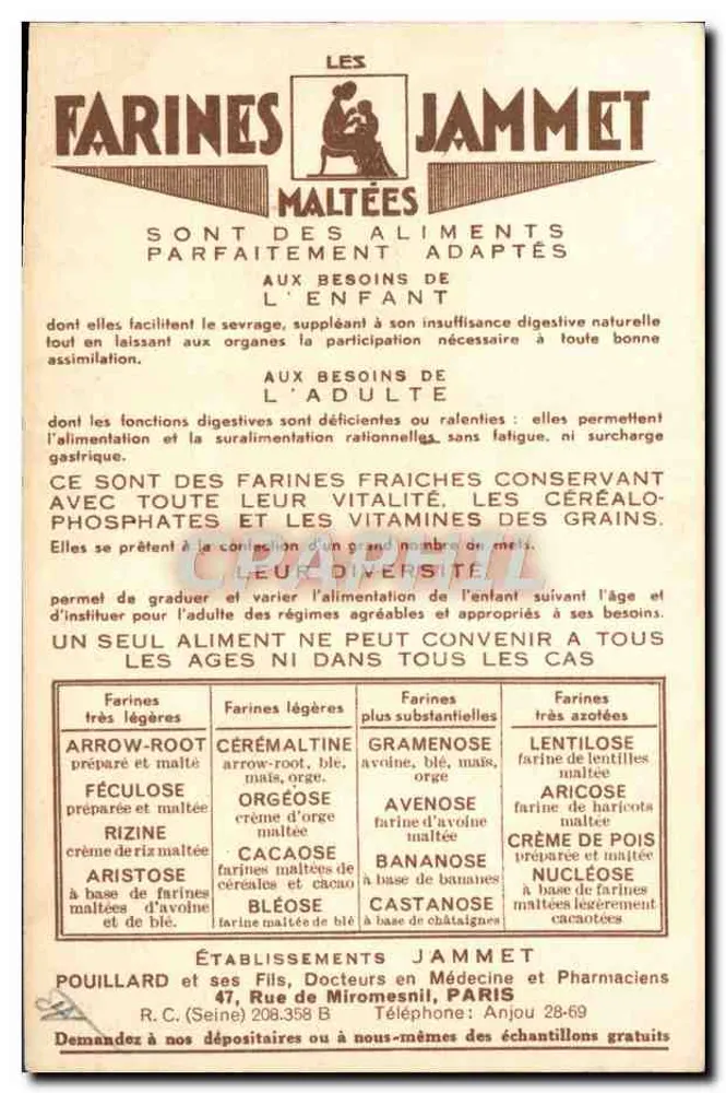 A Franche-Comté — As Velhas Províncias da França — Editado pelas Farinas Jammet - Verso