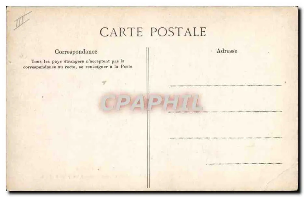 Le Havre — Chaloupas e instrumentos de pesca — C. L. C. n°15 - Verso