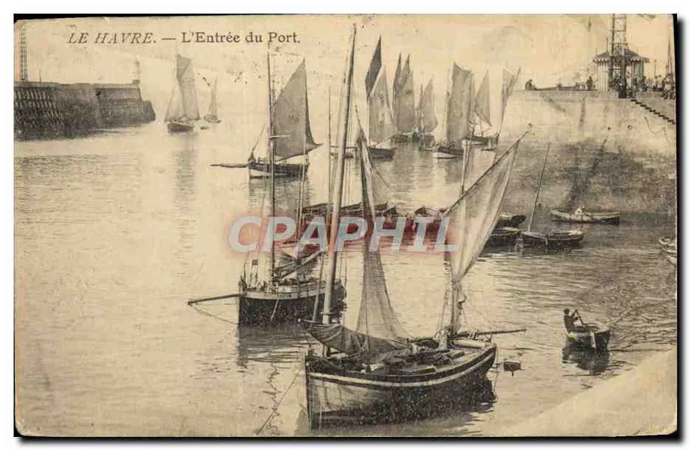 Le Havre — L'Entrée du Port — Éditeur : LE HAVRE. — N° de série : 76 - Vorderseite