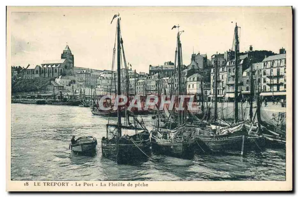 Le Tréport - Der Hafen - Die Fischereiflotte — Edition Max. Le Tréport-Nice, Nr. 18 - Vorderseite