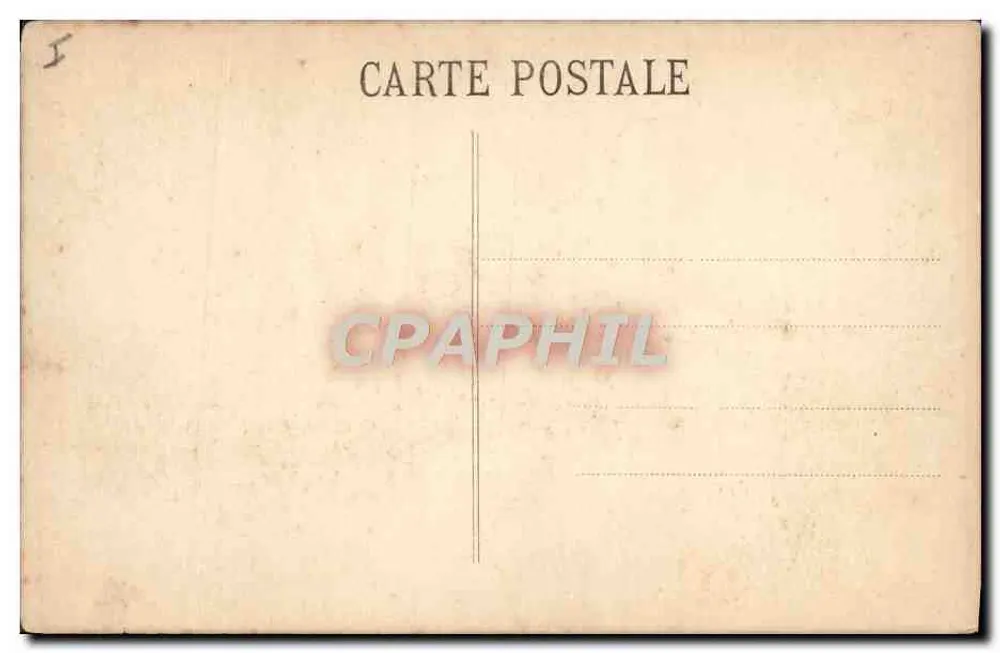 CANNES — Der Hafen und der Suquet — PLATINOGRAVURE LL - PARIS - Rückseite