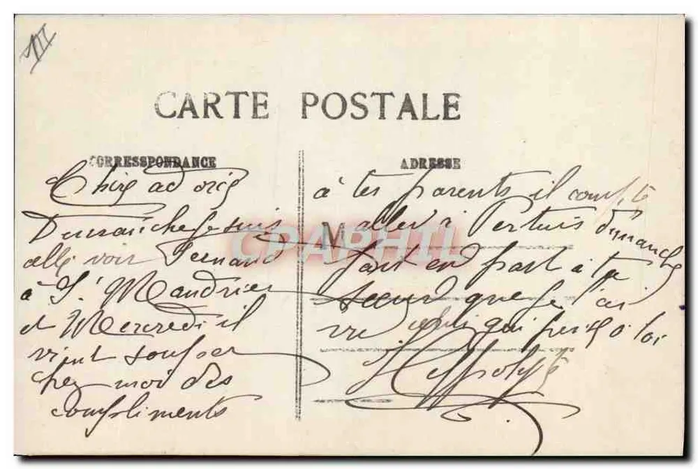 Bebê recém-nascido — anúncio de nascimento — Frène, n°3350 - Verso