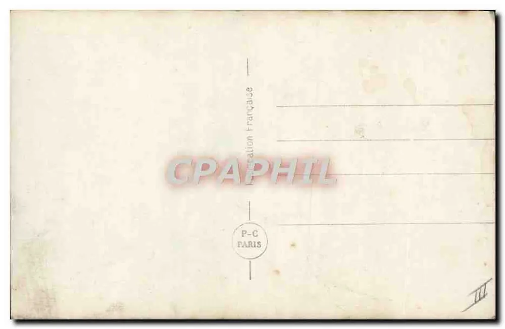 Neugeborenes in einer Puppe — Geburtskarte — P-C PARIS n°561 - Rückseite