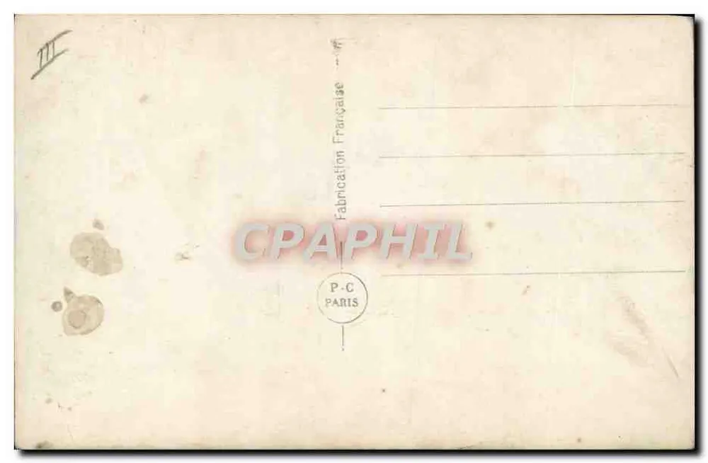 Neugeborenes in einem Körbchen mit Spitze — Verlag P-C, Nr. 561 - Rückseite