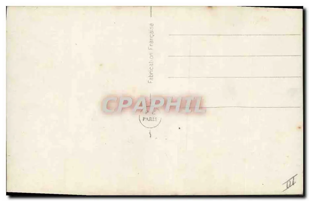 Recém-nascido em uma boneca — bilhete postal de nascimento — PC Paris n°561 - Verso