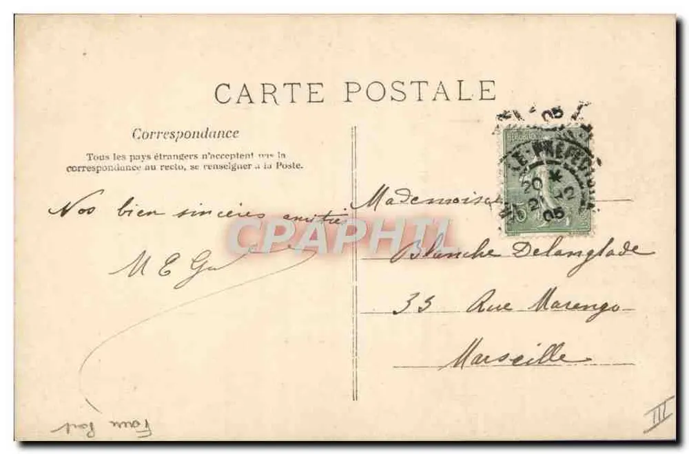 Bebé Suzanne — Nacimiento — A.N. París, n° 234/3 - Reverso