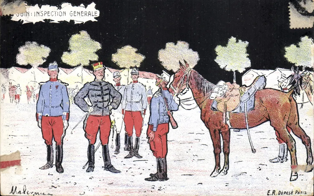 General Inspection — Malvernès — E.R. In Paris abgegeben - Vorderseite