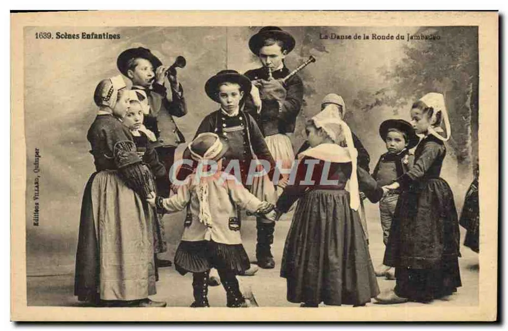La Danse de la Ronde du Jambadou — Kinderliche Szenen — Éditions Villard, Quimper - Vorderseite