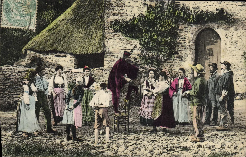 Um Charlatão no Village — E.L.P. Editora - Frente