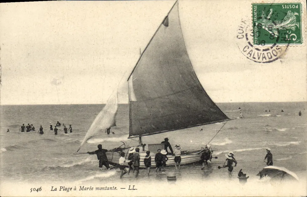 De Stranden met Stijgende Tij — LL. — 5046 - Voorkant