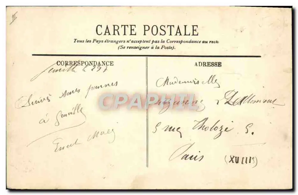 Deux Mâts au Large — LL. — n°110 - Verso