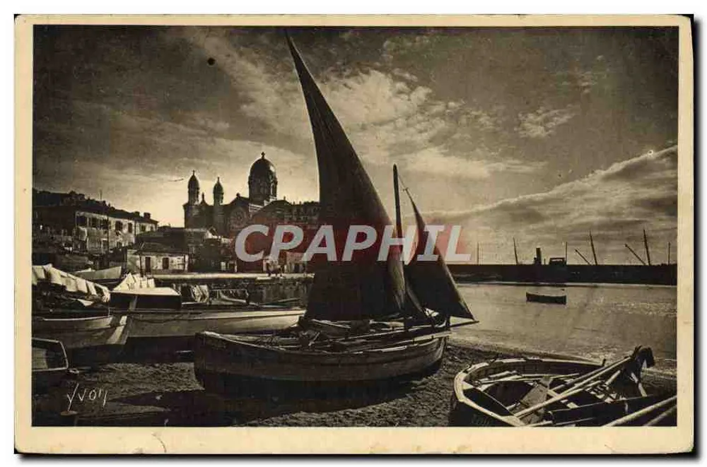 Saint-Raphaël — Hafen mit Booten und Kirche — Les Éditions d'Art VON, n° 141 - Vorderseite