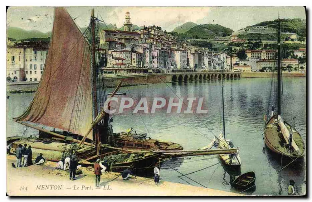 Menton — O Porto — LL, n°424 - Frente