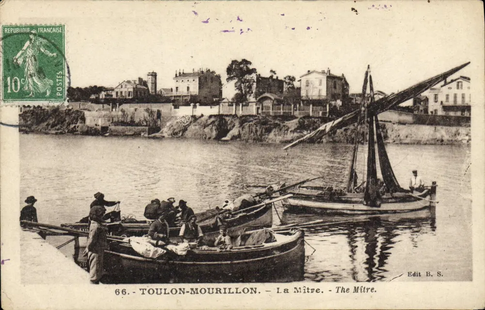 Toulon-Mourillon — La Mitre — Edit B.S. n°66 - Recto