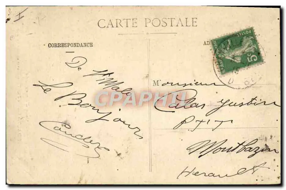 Bateaux à voile — scène nocturne avec lune — éditeur Caméraude - Verso
