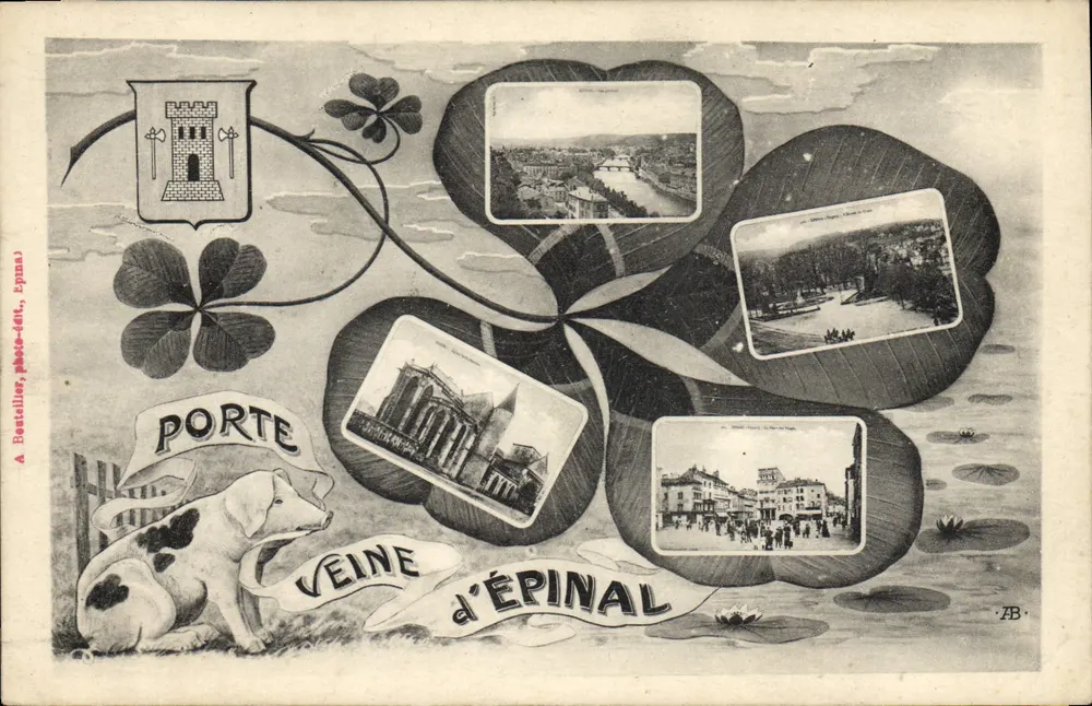 Porte Veine d'Épinal — Épinal — A. Bosteller, phot. édit., Épinal - Vorderseite