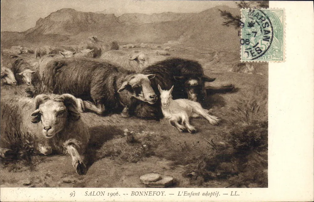 El Adoptado — Salón 1906 — Bonnefoy — LL - Anverso