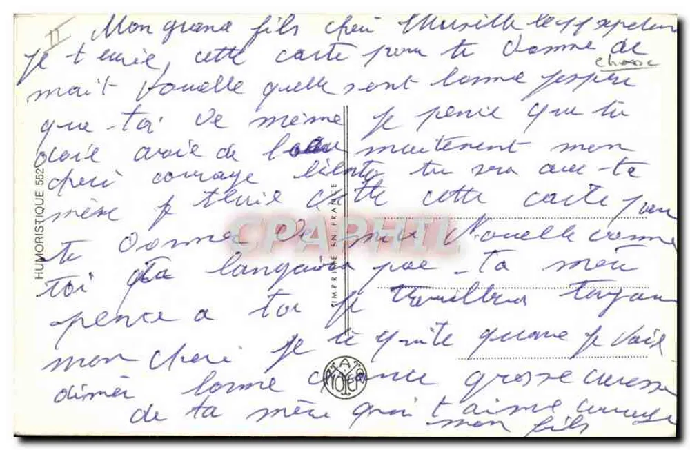 Jäger und Hündin — Humor — Chaperon Jean - Rückseite