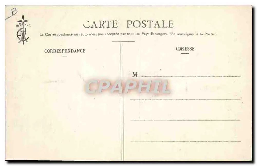 Beim Pardon — Vergleich der bretonischen Mode — Verleger: Pardons Bretons (Crd. R. Hannon, St. Brice) - Rückseite