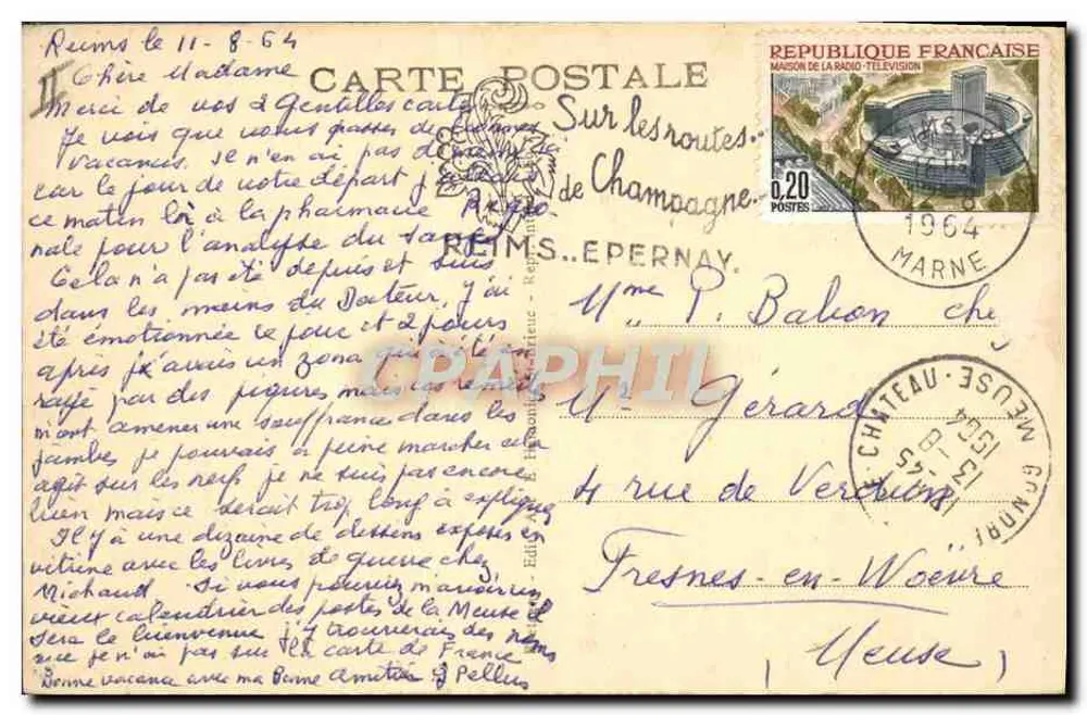 Bretanha — A Noiva, por Th. Deyrolle — editor Amadry - Verso
