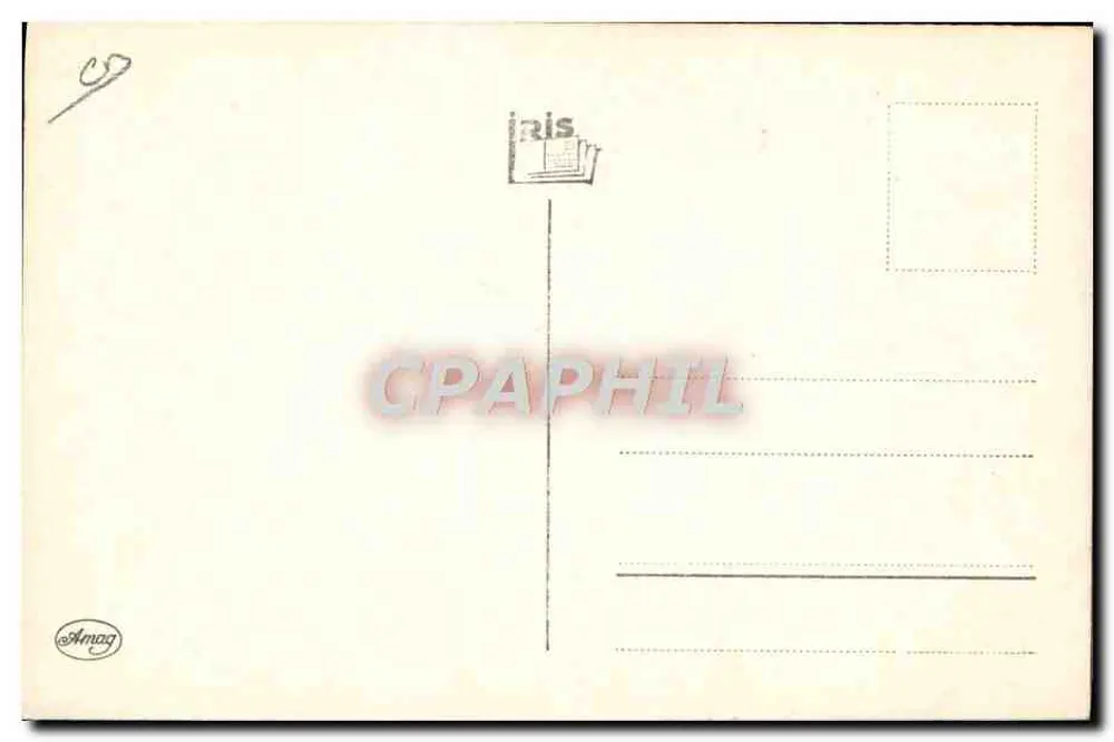 Rudolph Valentino — retrato em traje de vaqueiro — Iris-Verlag, n° 651/1 - Verso