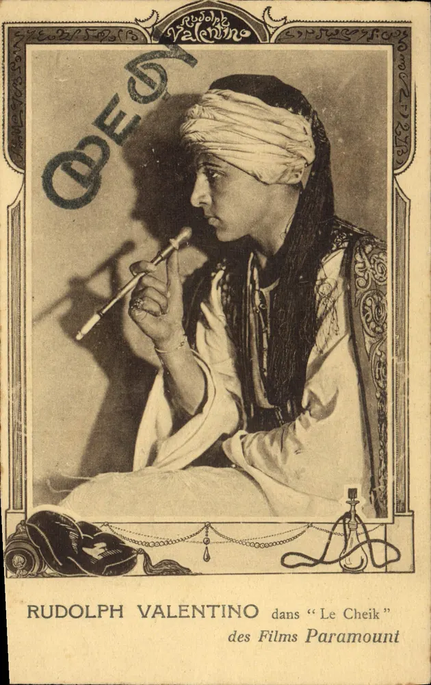 Rudolph Valentino em «O Cheique» — Filmes Paramount — Edição Paramount, Paris - Frente