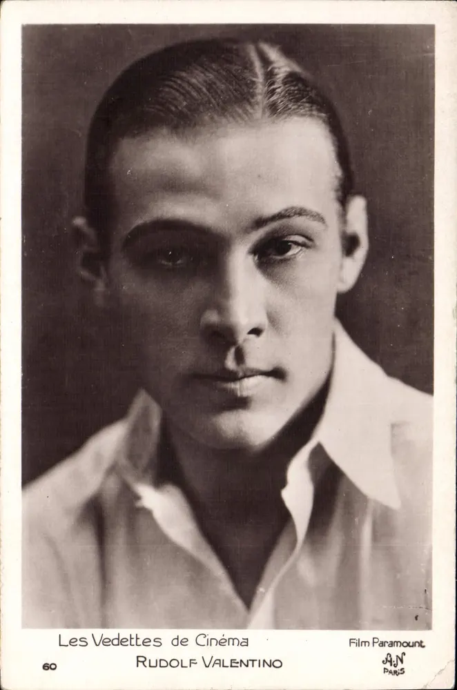 Rudolf Valentino — As Estrelas do Cinema — A.J.N. Paris - Frente