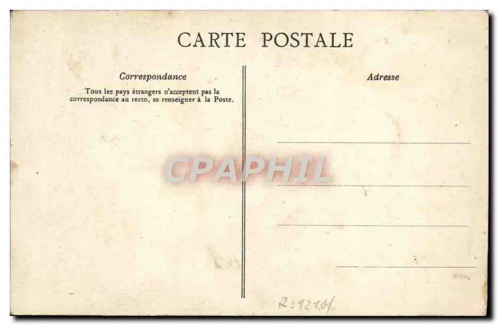 Les Départements : H.TES PYRÉNÉES — carte géographique avec illustration de la CASCADE DU LIMACON — Édition de la CHOCOLATERIE D'AIGUEBELLE - Rückseite