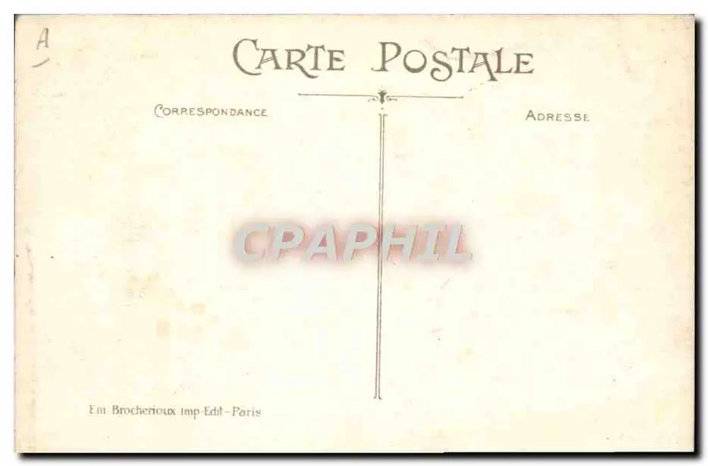 Szenen aus dem normannischen Leben — Nach der Milchschau — Verlag Brocherieux, Nr. 1007 - Rückseite