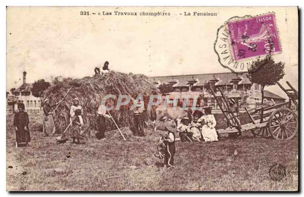 La Fenaison — Die ländlichen Arbeiten — Margen-Bimond Kunstausgabe, Le Puy - Vorderseite