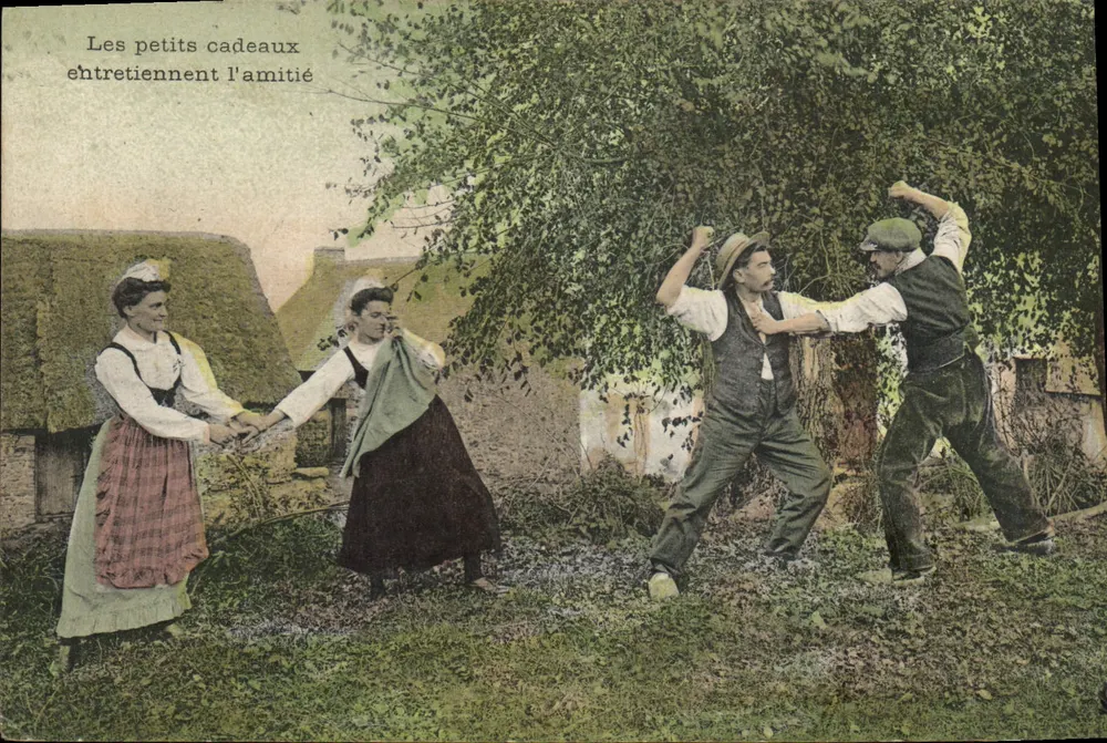 Os pequenos presentes — editor não identificado — datada por volta de 1910 - Frente