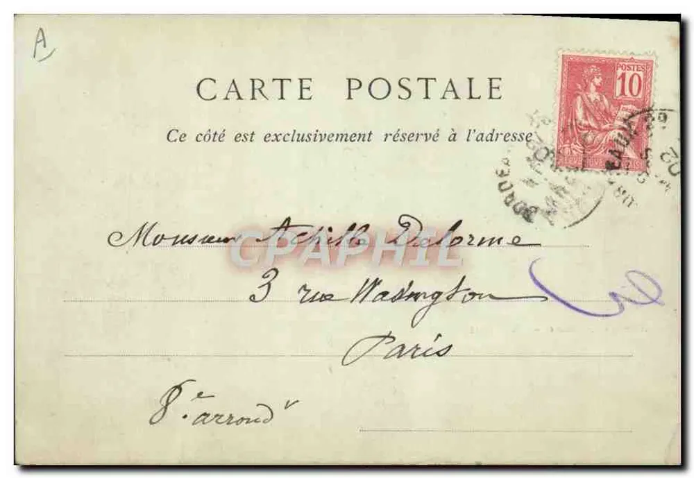 Attelage de Bœufs — scène de labour avec balles de foin — ND Phot, n° 140 - Verso