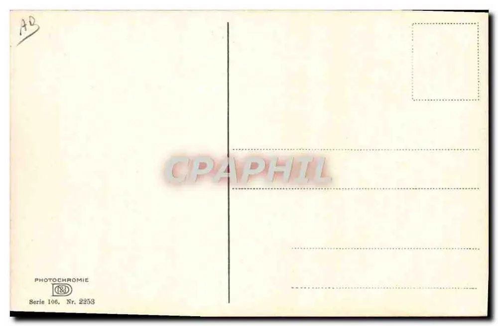 Scena żniw — robotnicy w polu — Photochromie, seria 106, nr 2253 - Rewers